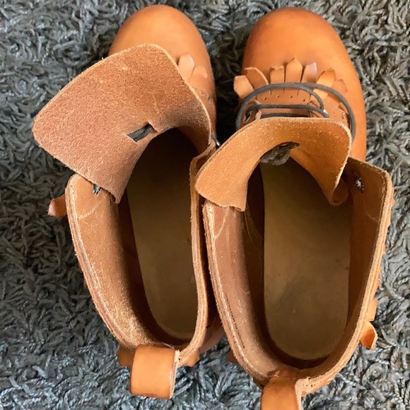 SOLD Swedish Hasbeens Brown Leather Ankle Boots - Picture 6 of 6